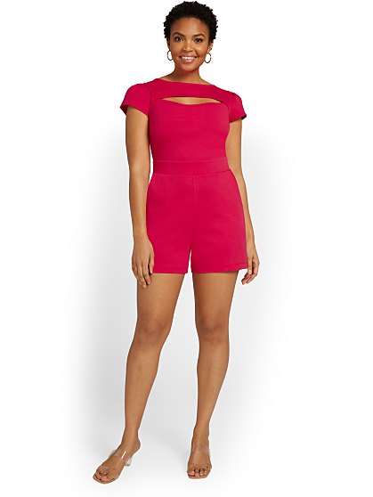 59.95 KEYHOLE ROMPER