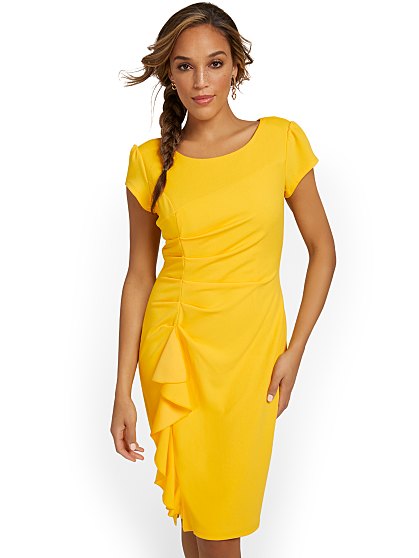 69.95 SIDE RUFFLE SHEATH