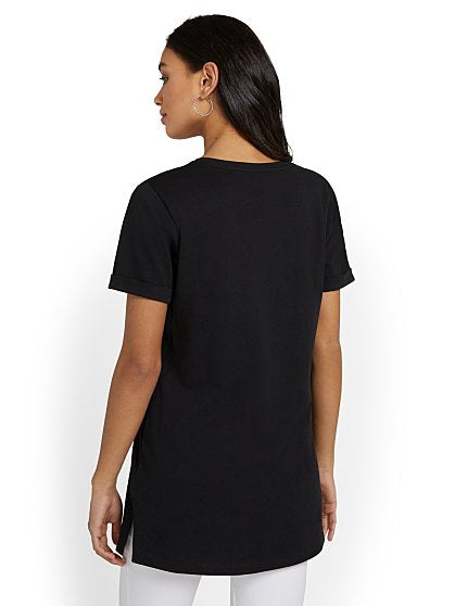 24.95 PERFECT VNECK TUNIC
