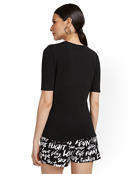 29.95 SS CUTOUT TEE