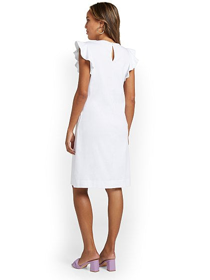 39.95 RUFFLE SLV SHIFT