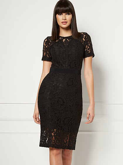 99.95 3/4 SLV LACE SHEATH