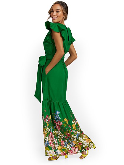 89.95 FLUTTER FLORAL MIDI