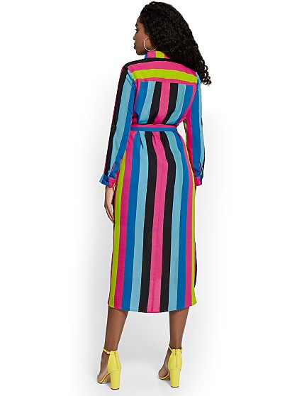 89.95 STRIPED WRAP MAXI