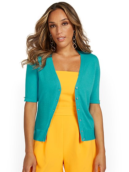 39.95 ELBOW SLV VNECK