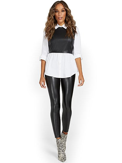 49.95 ALLOVER PU LEGGING