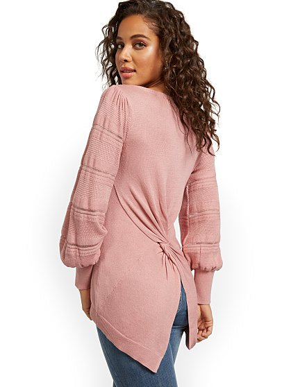 49.95 TWIST BACK PULLOVER