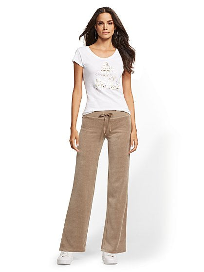 36.95 SOLID VELOUR PANT