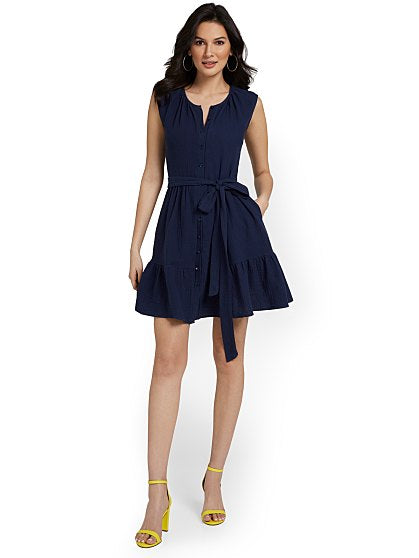 59.95 GAUZE SHIRTDRESS