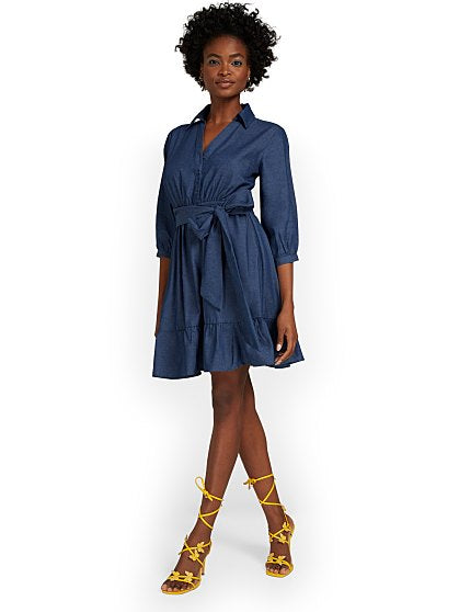79.95 PUFF SLV DRESS
