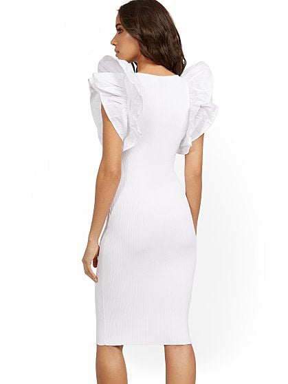 89.95 RUFFL SLV SWTR DRES