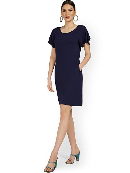 39.95 RUF SLV KNIT DRESS