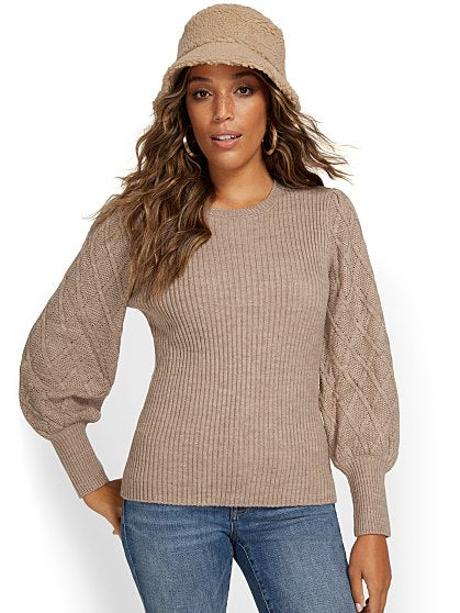 54.95 CABLE PULLOVER