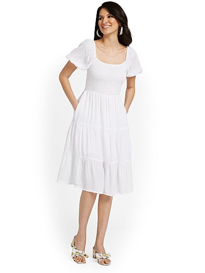 89.95 SMOCKED PUFF SLV- S
