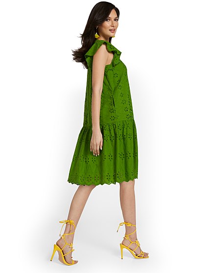 89.95 RUFFLE SLV SHIFT