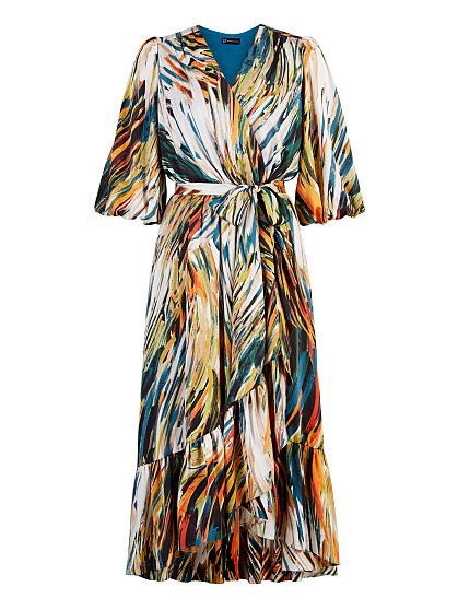 129.95 WRP MAXI RFL DRESS