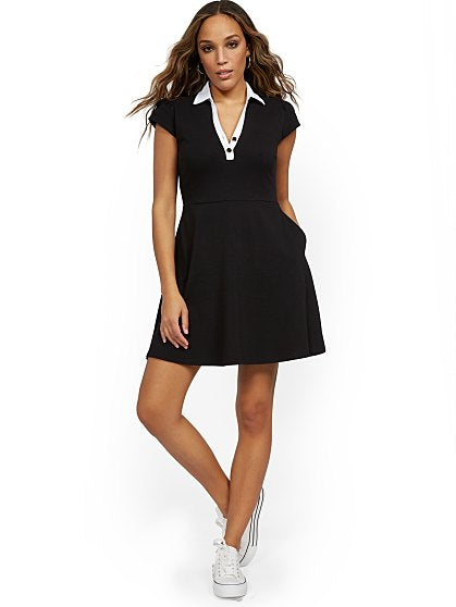 39.95 POLO FLARE DRESS