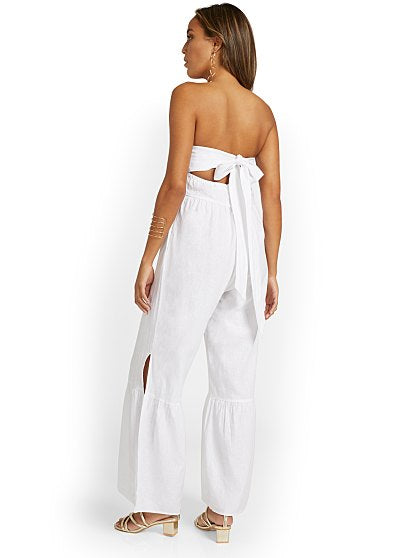 79.95 STRAPLESS JUMPSUIT