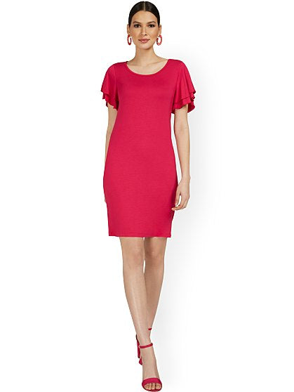 39.95 RUF SLV KNIT DRESS