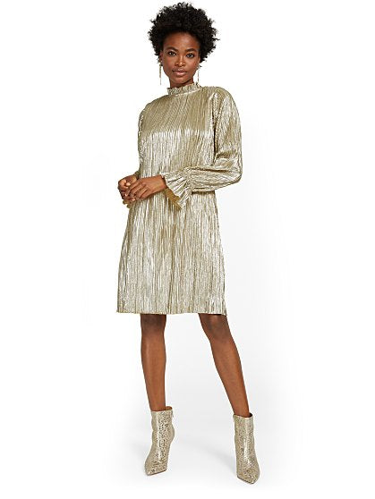 89.95 GOLD PLEATED DRS