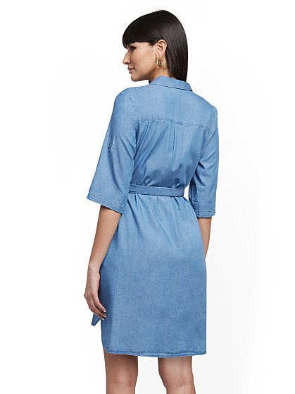 69.95 TENCEL SHIRT DRESS