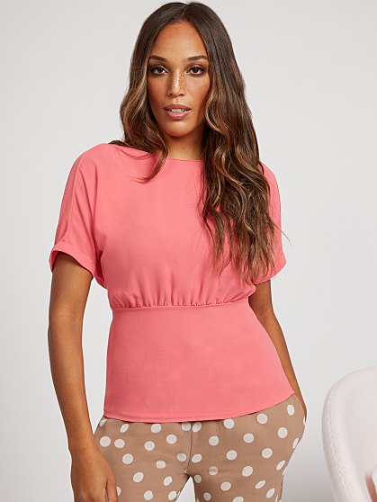 54.95 BOW BACK BLOUSE