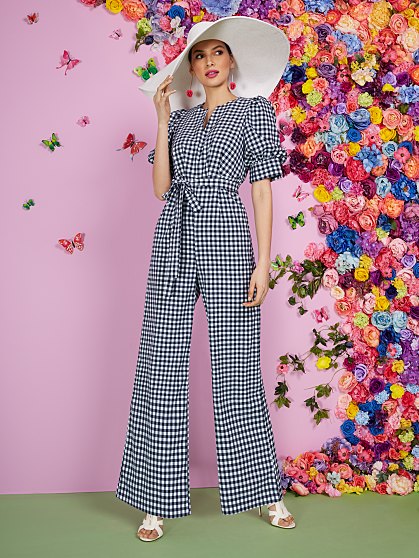 79.95 GINGHAM JUMPSUIT