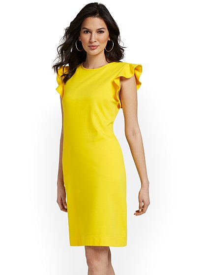 39.95 RUFFLE SLV SHIFT