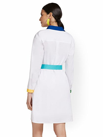 79.95 CLRBLK SHIRTDRESS