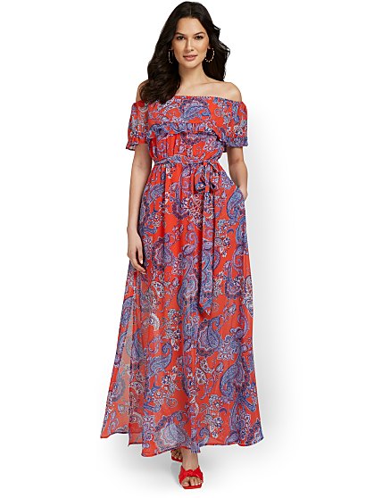 99.95 OTS PAISLEY MAXI
