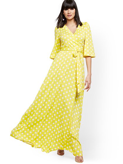 84.95 FLU SLV MAXI DRESS