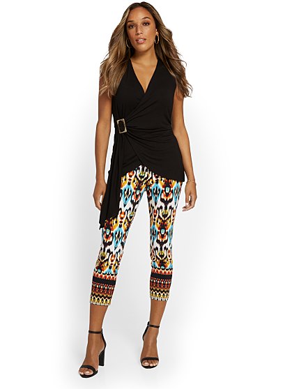 59.95 WHITNEY CROP IKAT