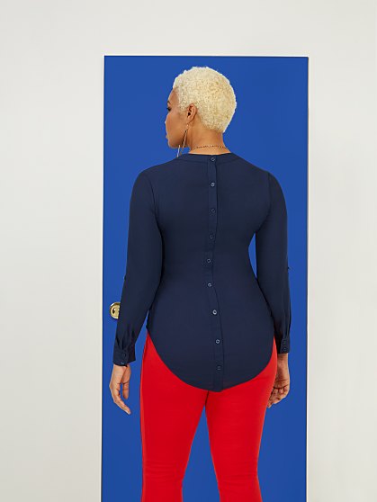49.95 BUTTON BACK TUNIC