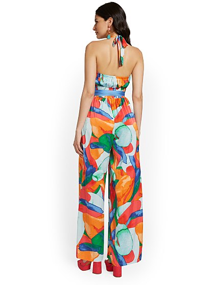 89.95 PRNTED HALTER JUMP