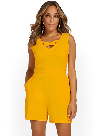 59.95 CITY KNIT ROMPER