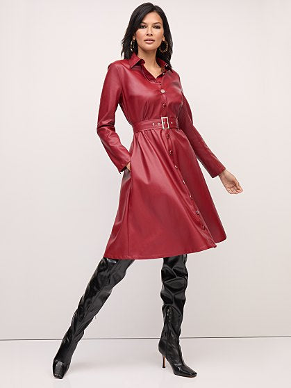 99.95 BELTED PU FLARE