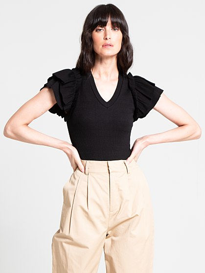 69.95 TIERED RUFFLE SLEEV