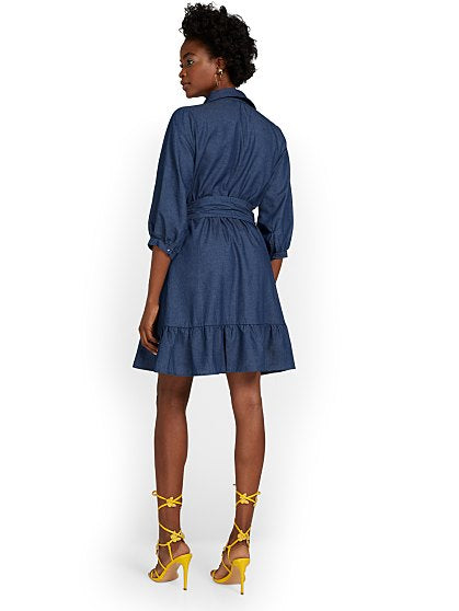 79.95 PUFF SLV DRESS