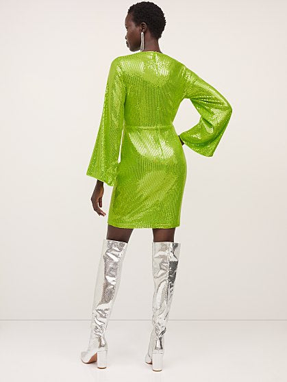 99.95 FRINGE SLV SEQUIN