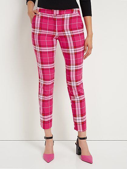 69.95 T PINK PLAID ANKLE