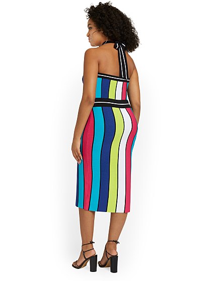 89.95 MULTI STRIPE SWT DR