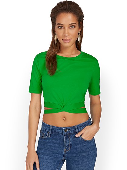39.95 TIE BACK CITY TEE
