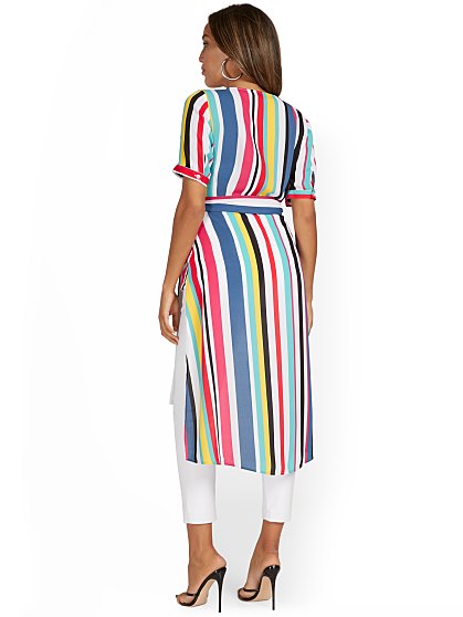 54.95 HIGH LOW STRIPE TOP