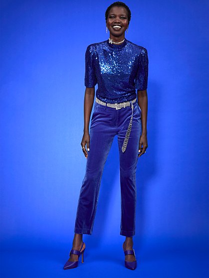 89.95 VELVET SLIM LEG