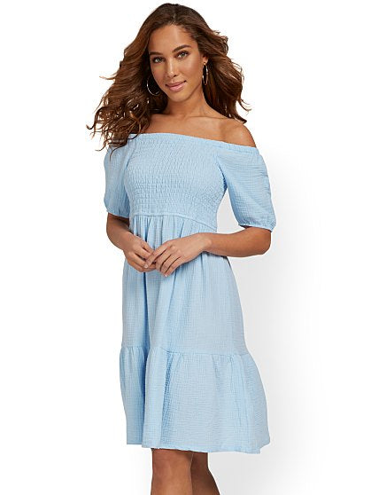 59.95 SMOCKED GAUZE OTS