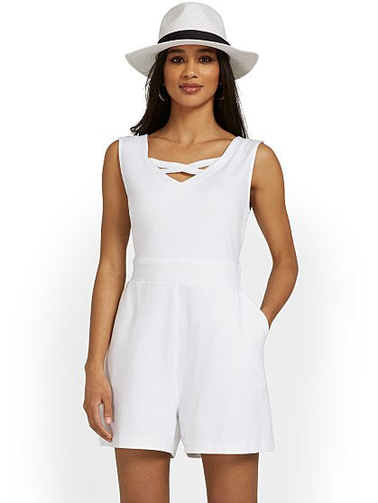 59.95 CITY KNIT ROMPER