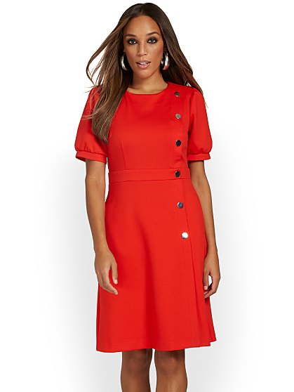 79.95 PUFF SLV DRESS