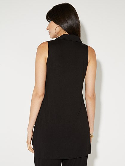 54.95 ZIP FRNT COLLAR TNC