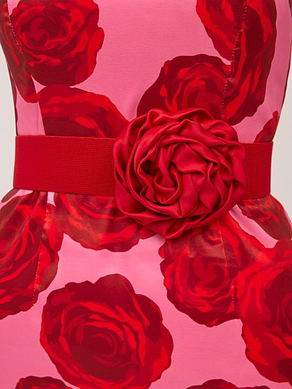 89.95 STRAPLSS ROSE PRINT