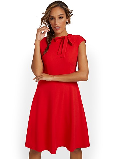 69.95 TIE NECK FLARE